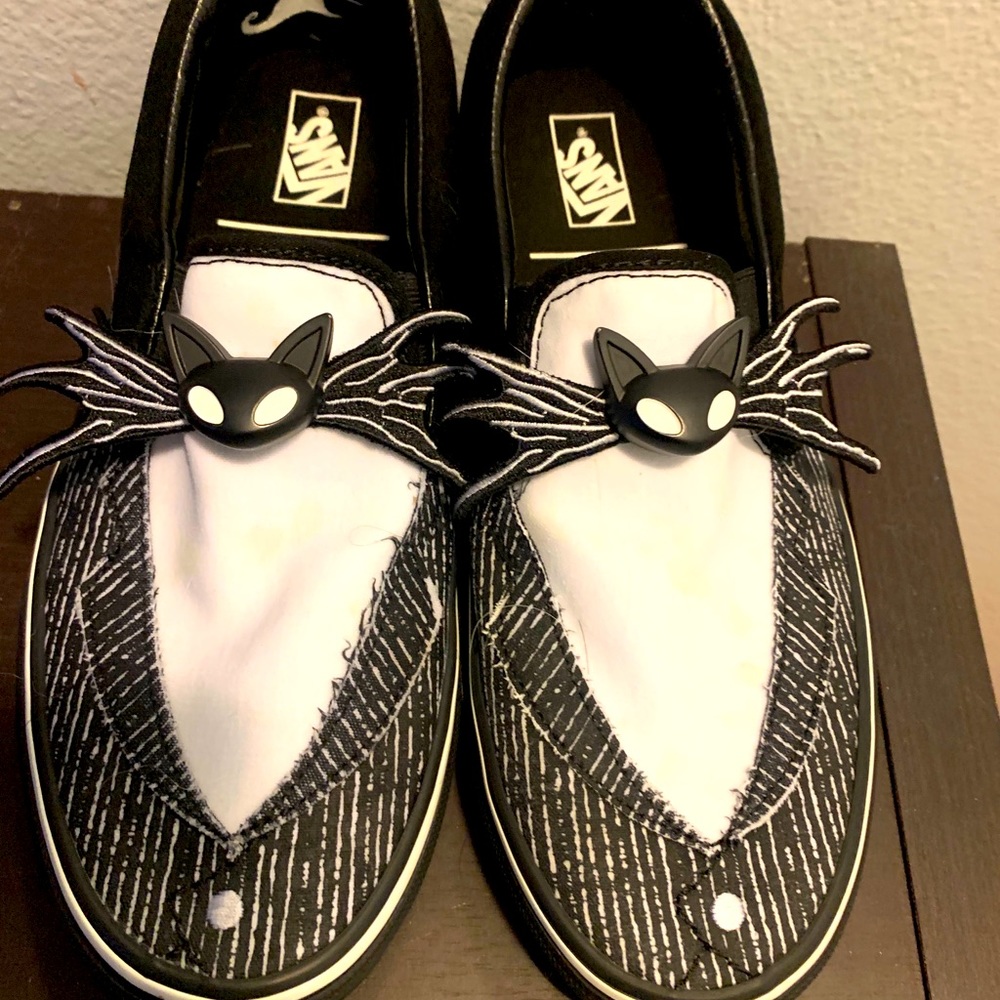 Used Vans Classic Slip On Disney Jack/Nightmare